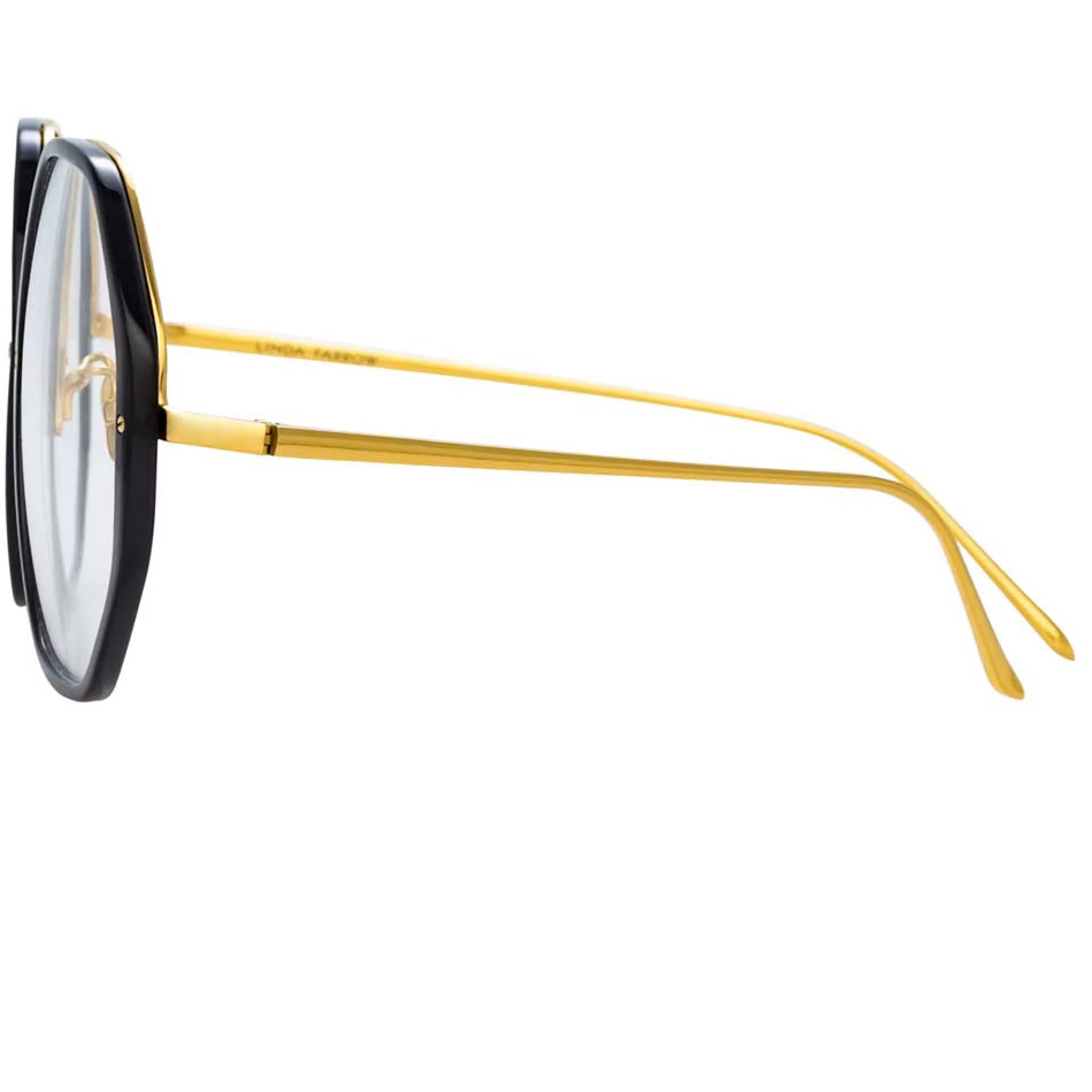 Women Linda Farrow The Alona | Oversized Optical Frame in Black (C10)