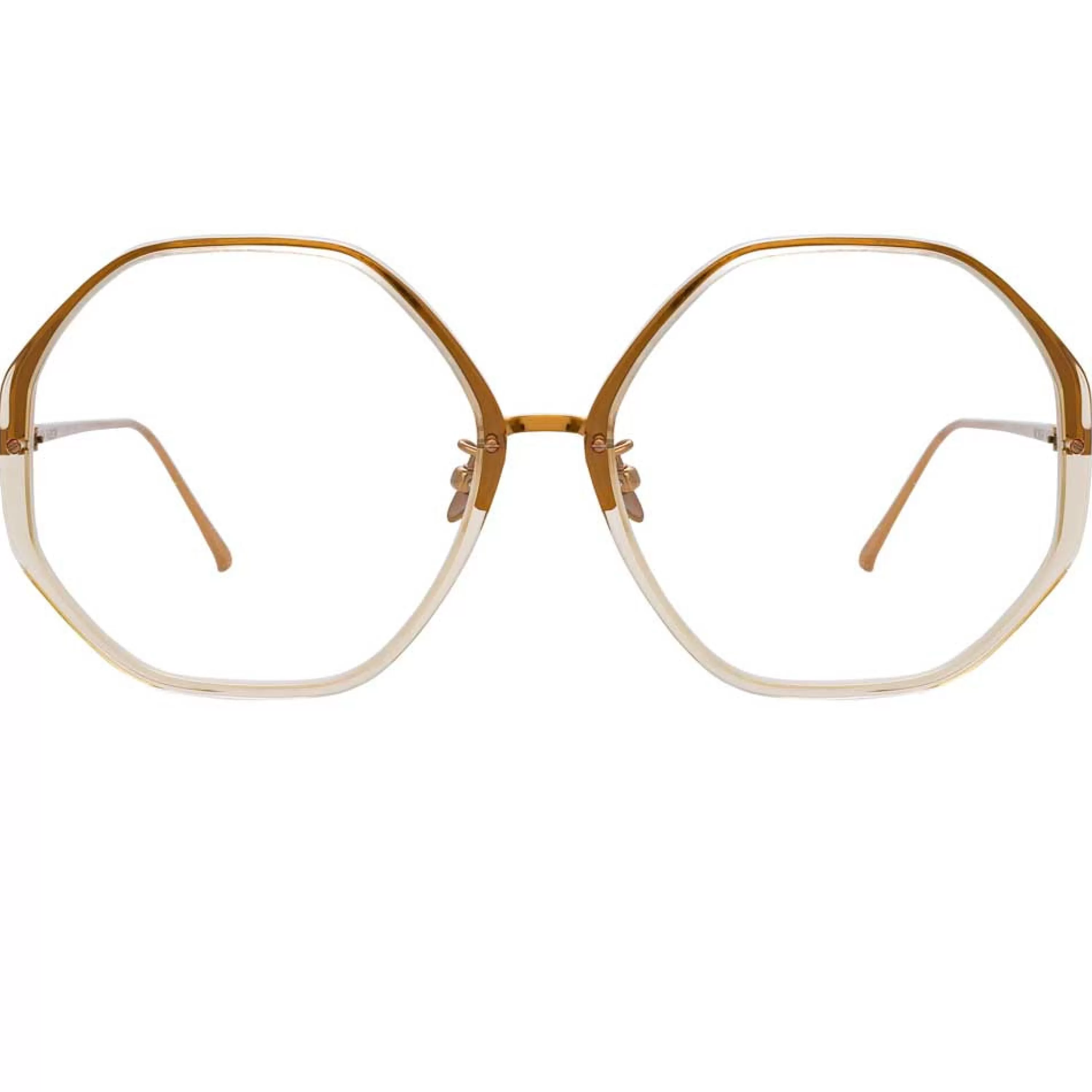 Women Linda Farrow The Alona | Oversized Optical Frame in Clear (C12)