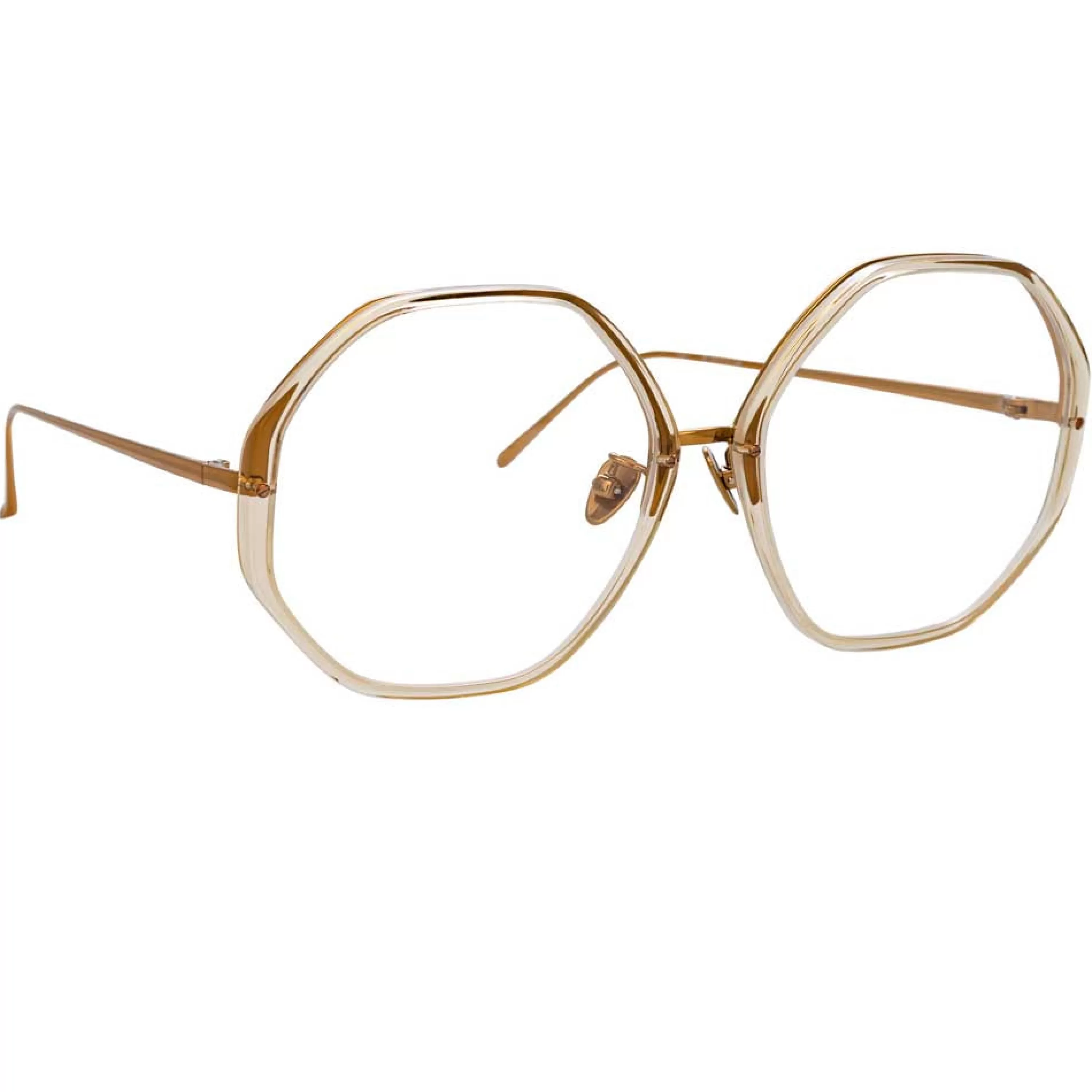Women Linda Farrow The Alona | Oversized Optical Frame in Clear (C12)