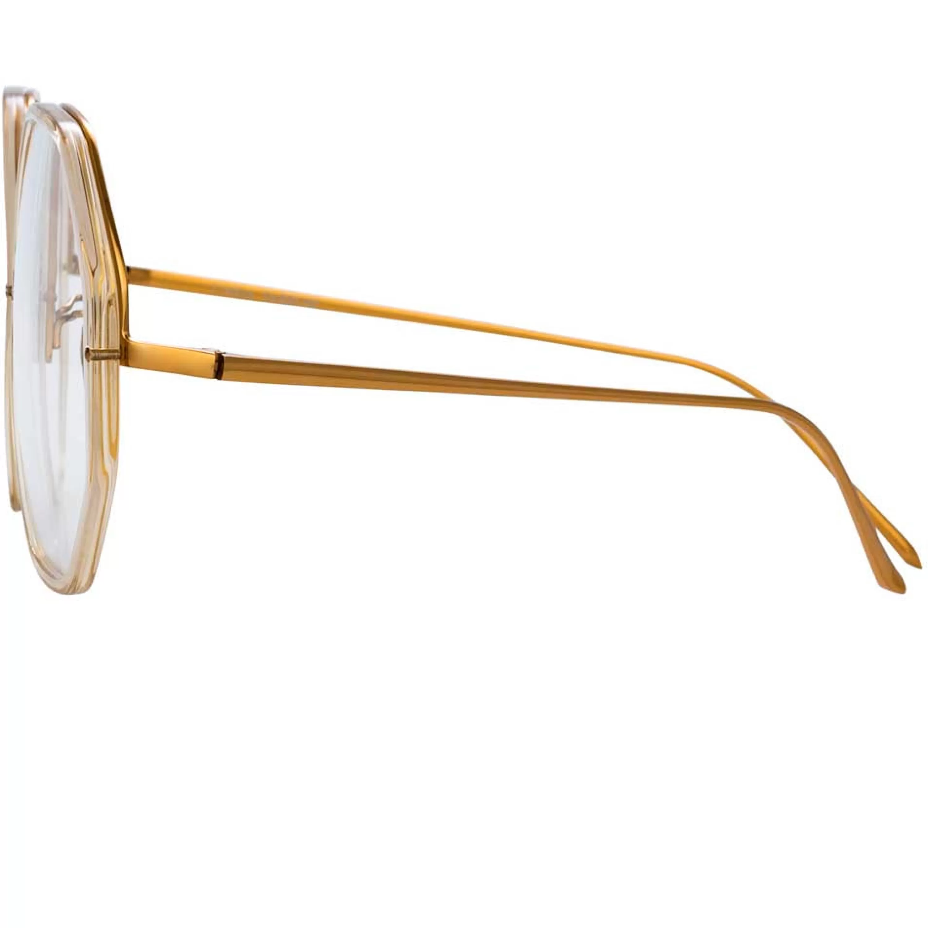 Women Linda Farrow The Alona | Oversized Optical Frame in Clear (C12)