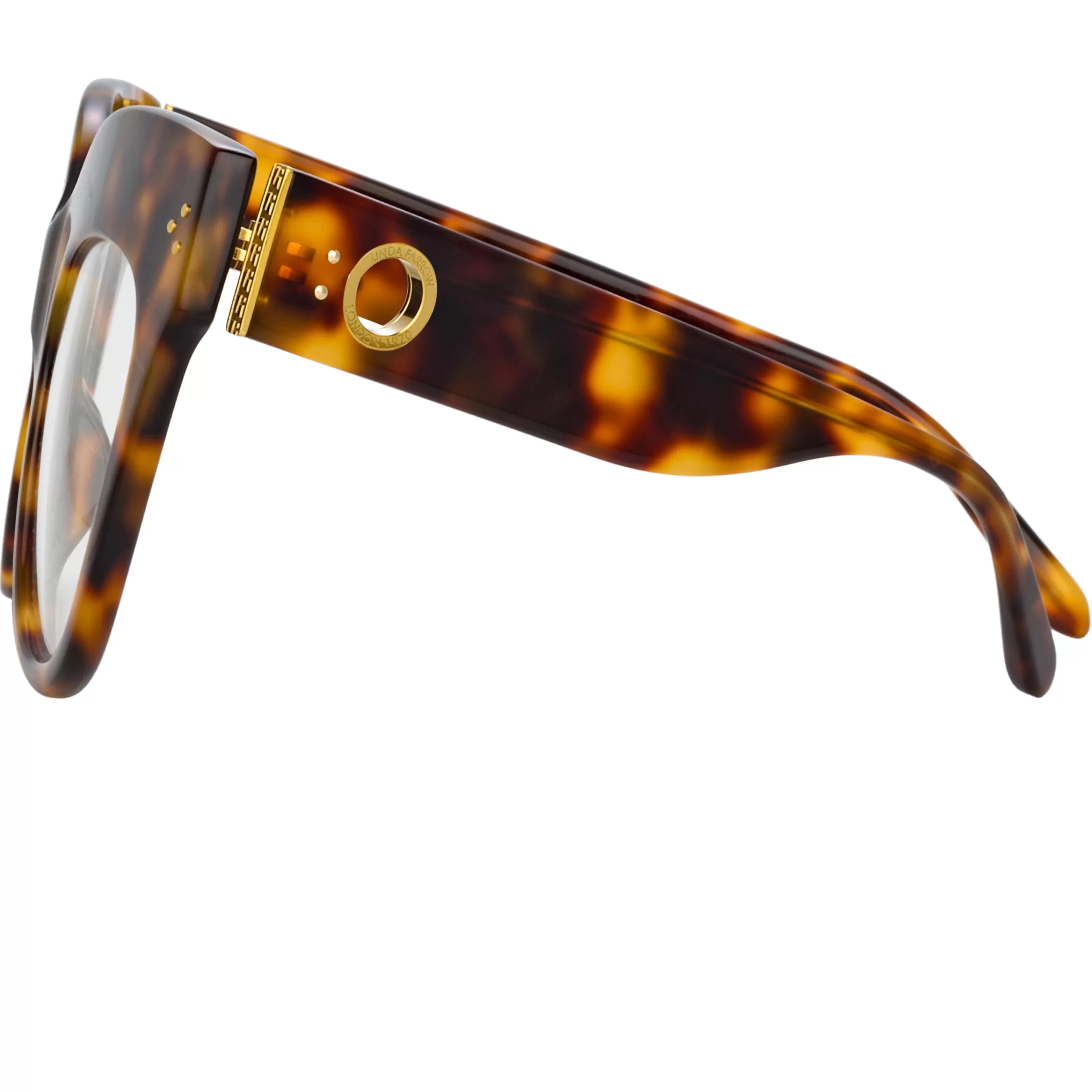 Women LINDA FARROW (U.K.) The Dunaway | Oversized Optical Frame in Tortoiseshell (C15)