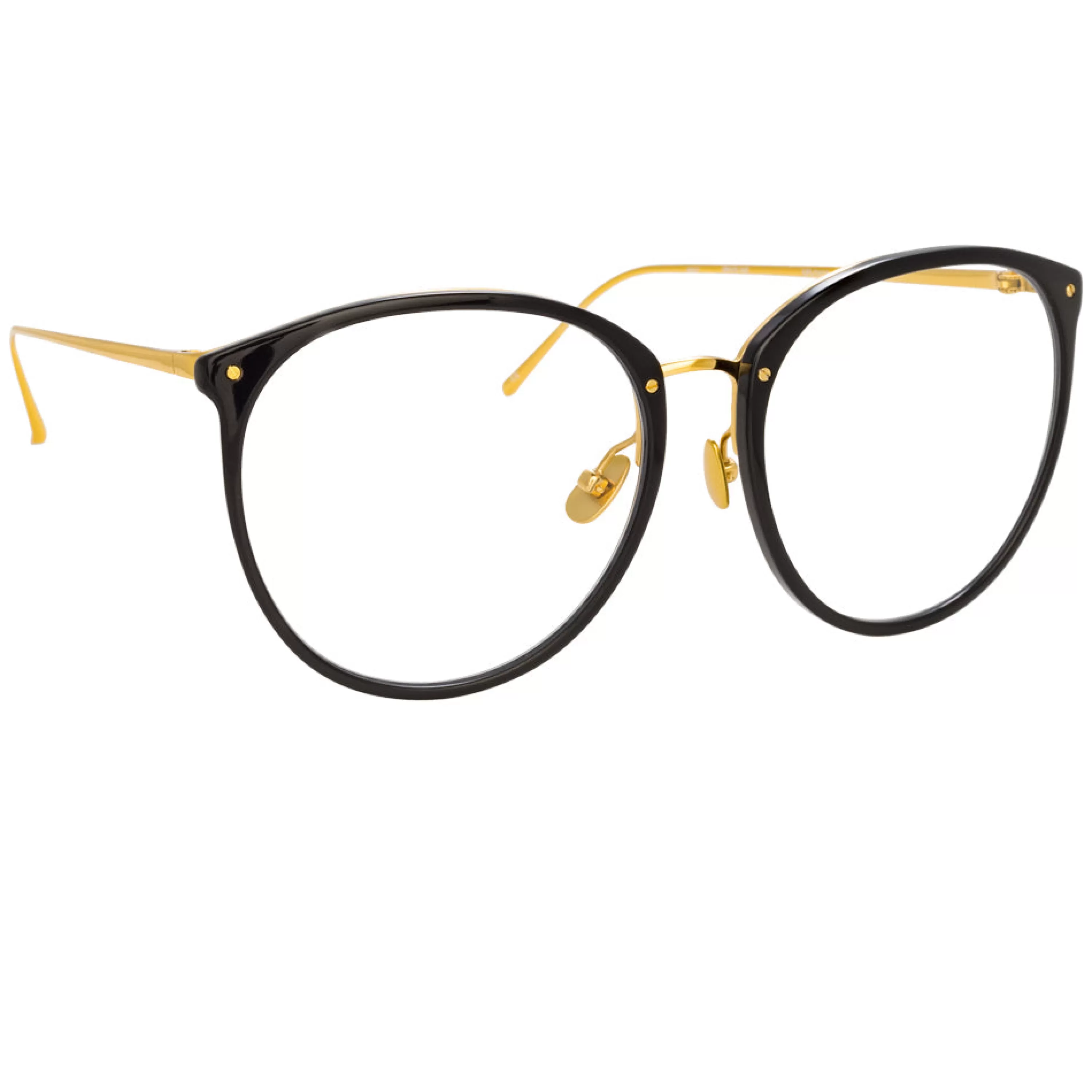 Women Linda Farrow The Kings | Oversized Optical Frame in Black (C33)