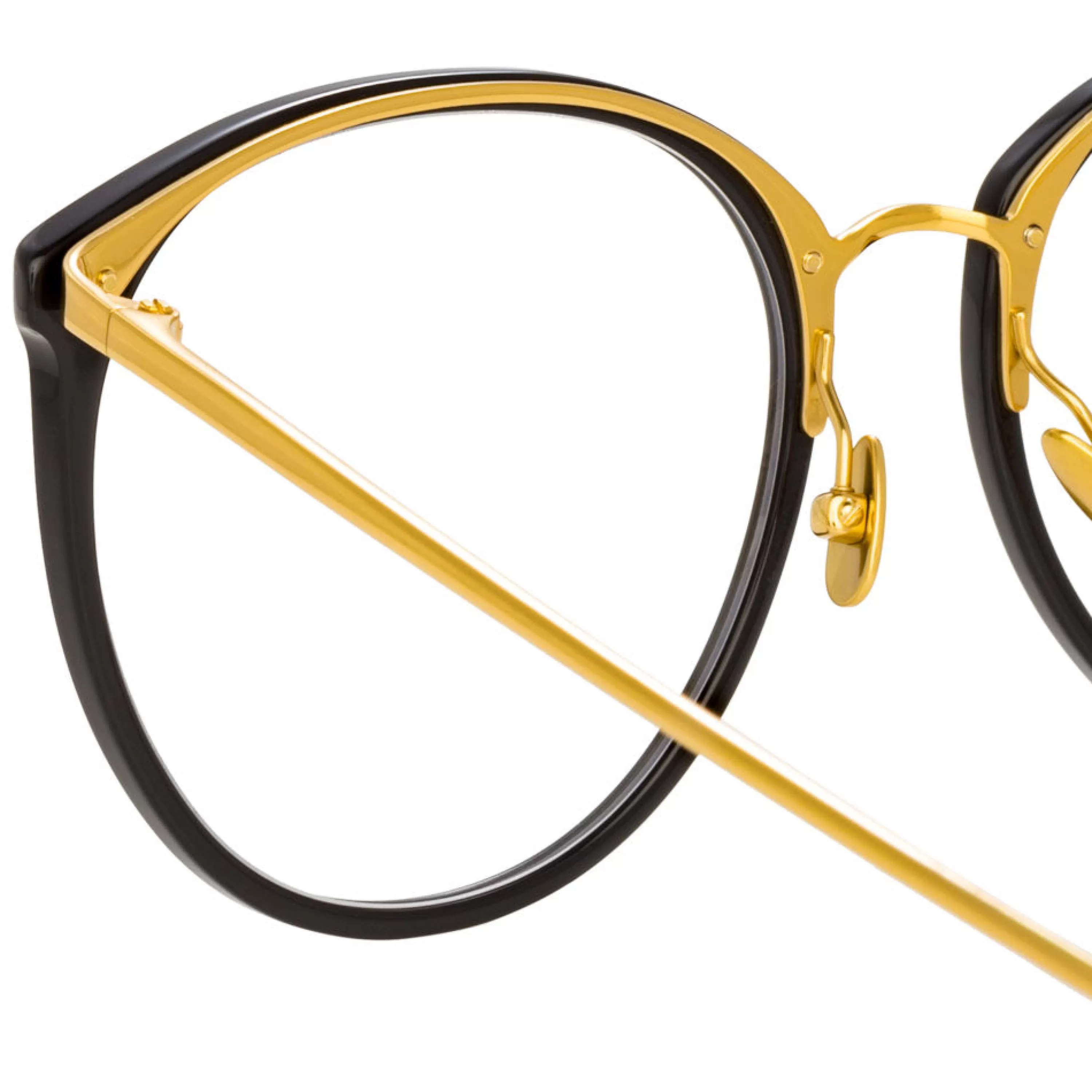 Women Linda Farrow The Kings | Oversized Optical Frame in Black (C33)