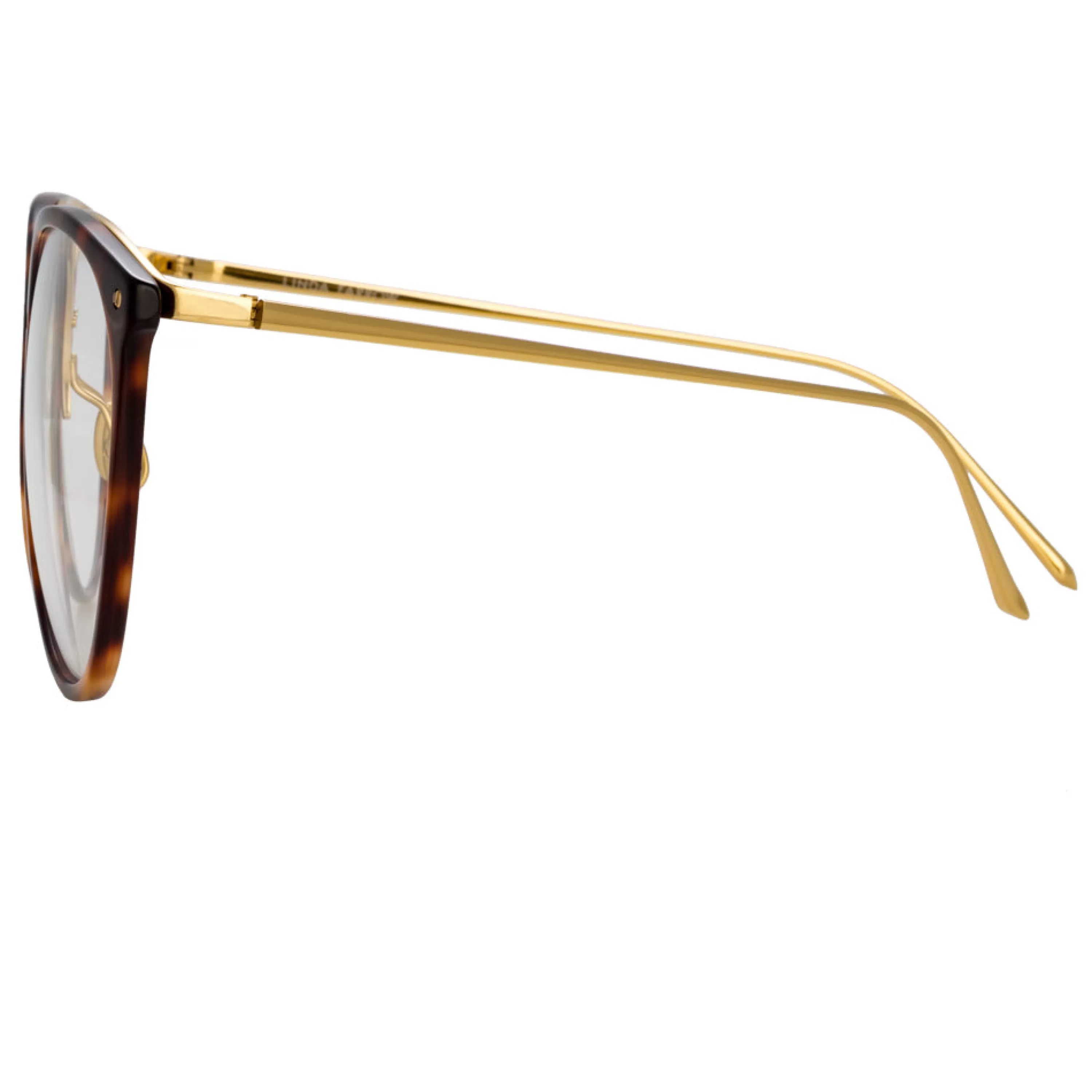Women Linda Farrow The Kings | Oversized Optical Frame in Tortoiseshell (C9)
